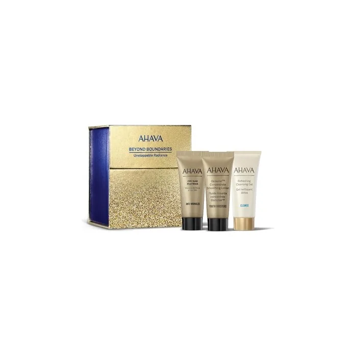 Ahava Unstoppable Radiance Gift Set With Crystal Osmoter Smoothing Lotion