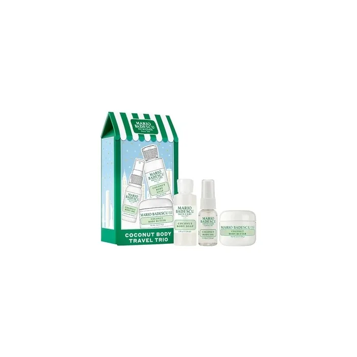 Mario Badescu Coconut Body Travel Trio Perfect For Onthego Hydration
