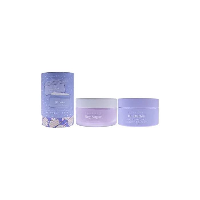 Ncla All Natural Body Scrub And Body Butter Set Birthday Cake 2 Pieces 338oz Each