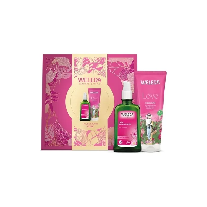 Weleda Christmas Gift Set for Body Care 100ml Oil & 200ml Shower Gel