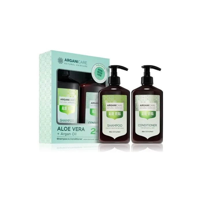 Arganicare Aloe Vera Duo Box Gift Set Hydrating Effect