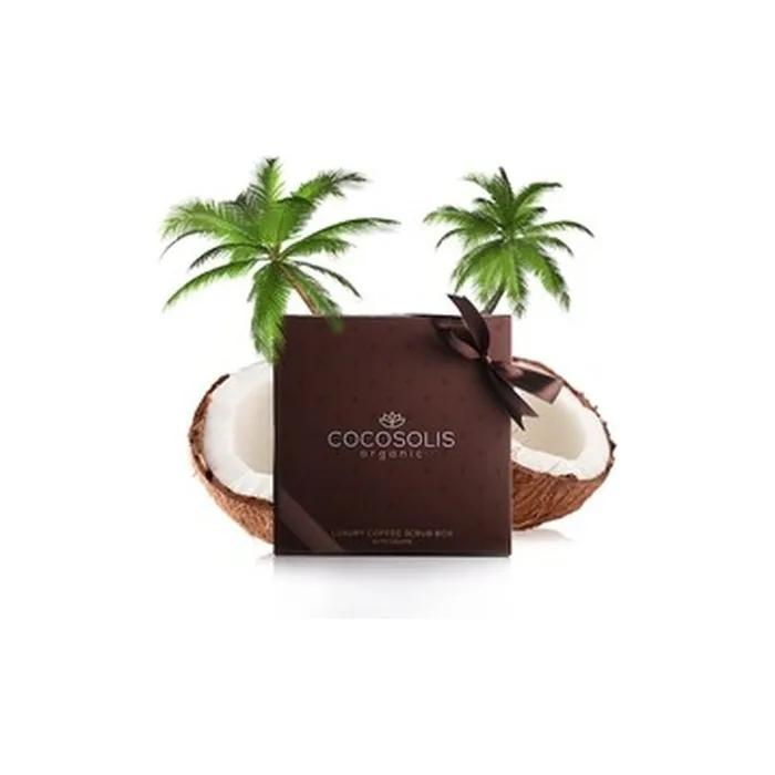 Cocosolis Luxury Coffee Scrub Box Set 4 Pieces