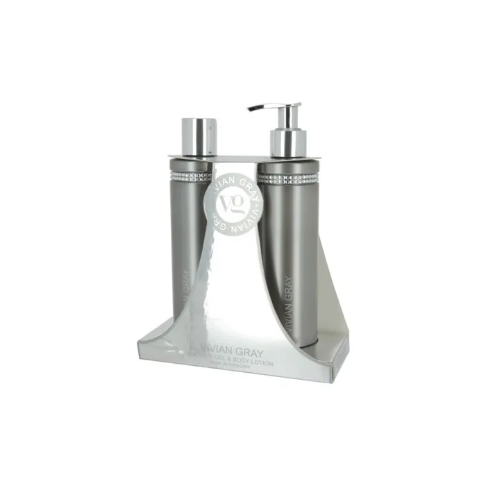 Vivian Gray 3397 Body Care Set Crystals Gray