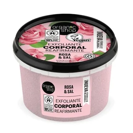 Organic Shop Perla Rosa Body Exfoliant 250ml