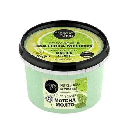 Organic Shop Refreshing Body Exfoliant Matcha Mojito 450ml