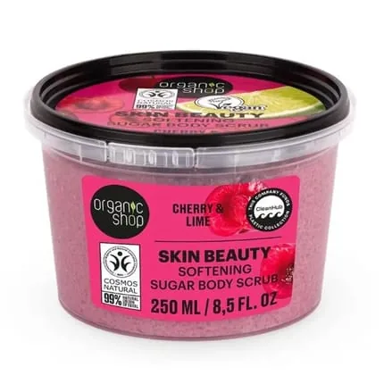 Organic Shop Cherry Body Sugar Scrub 250ml