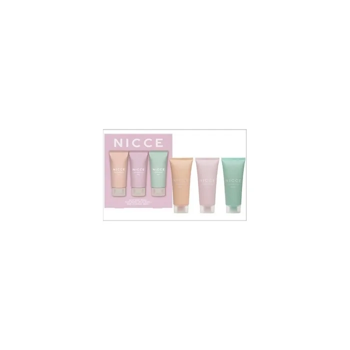 Nicce For Women Body Set Trio Body Wash 150ml Body Cream 150ml Body Smoother 150ml
