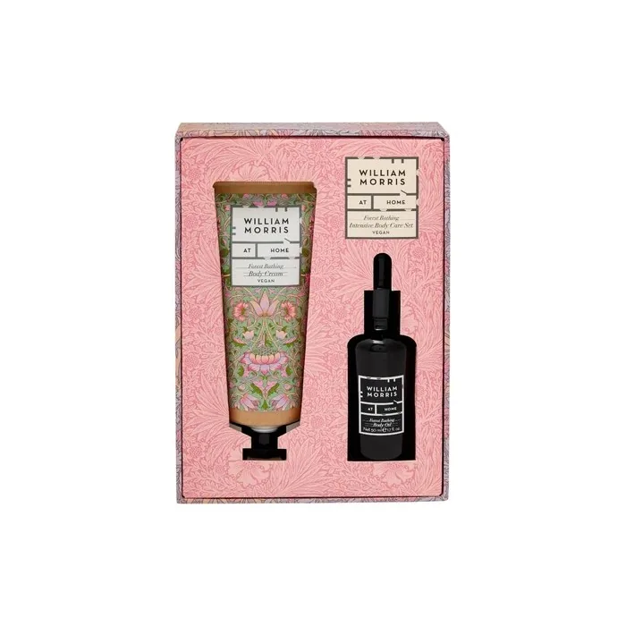 William Morris At Home Forest Bathing Body Care Set Body Cream 100ml Body Oil 45ml