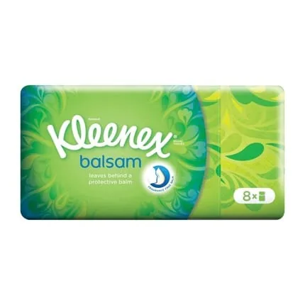 Kleenex Balsam Tissue Soft And Soothing Tissues For Sensitive Skin
