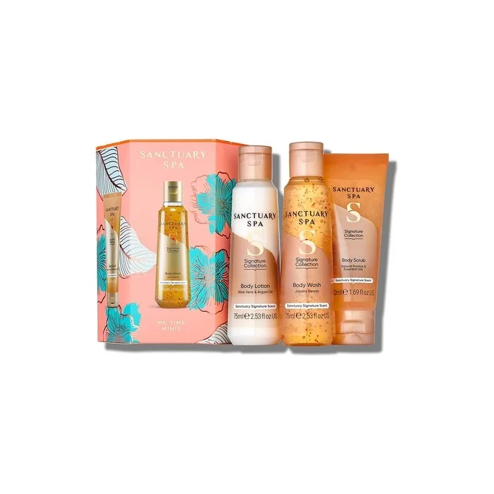 Sanctuary Spa Me Time Minis 200ml Vegan Beauty Gift for Women