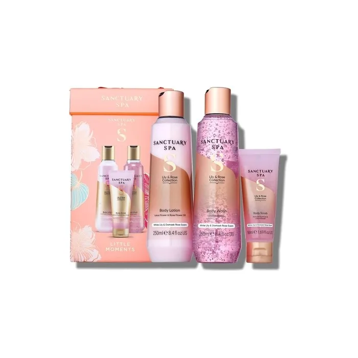 Sanctuary Spa Little Moments Gift Set 550ml - Vegan Beauty Gifts for Women