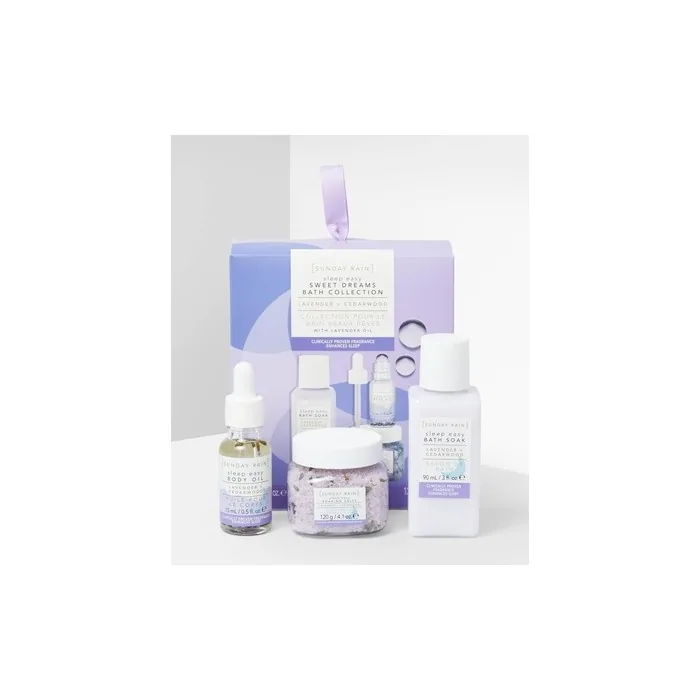 Sunday Rain Sleep Easy Sweet Dreams Lavender Beauty Box Set