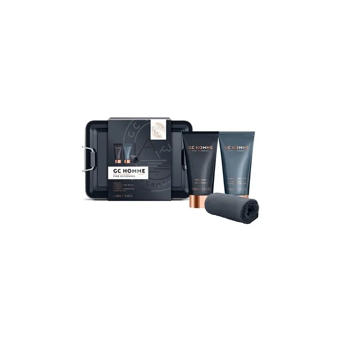 Grace Cole Body Care Gift Set In Tin Can Black Pepper & Tangerine 3 Pieces