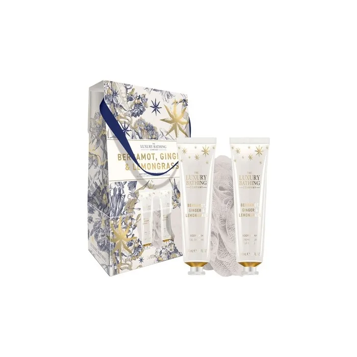 Grace Cole Body Care Gift Set - Bergamot, Ginger & Lemongrass (3 Pieces)