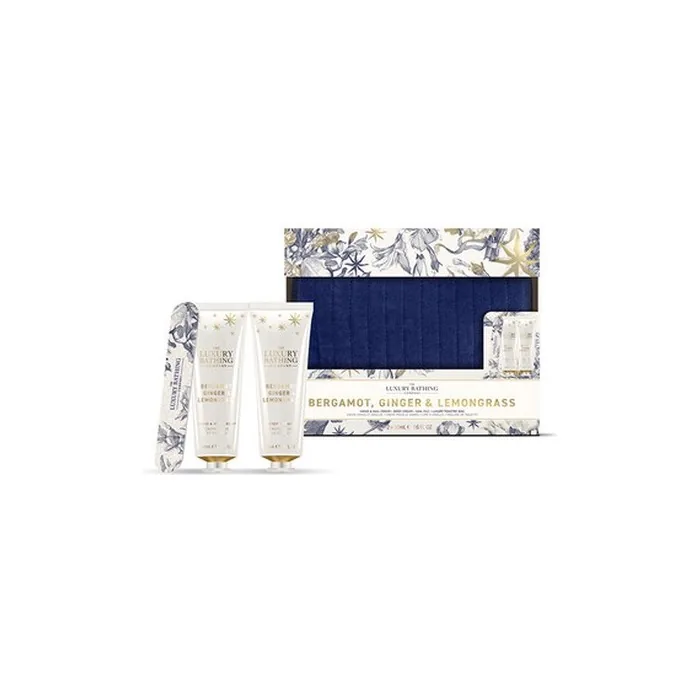 The Luxury Bathing Company Gift Set of Body Care with Bergamot, Ginger & Lemongrass