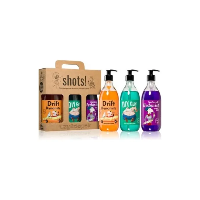 Laq Shots! Drift Dynamite & Diy Guy & Natural Hedonist Skin Care Set