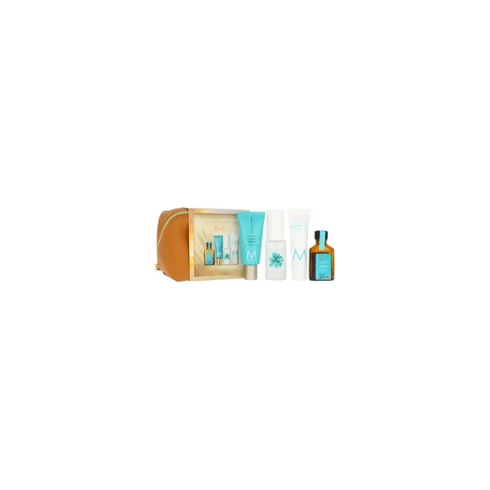 Moroccanoil Travel Kit Body Shower Gel 30ml Treatment 25ml Fragrance Mist 30ml Hand Cream 40ml Pouch