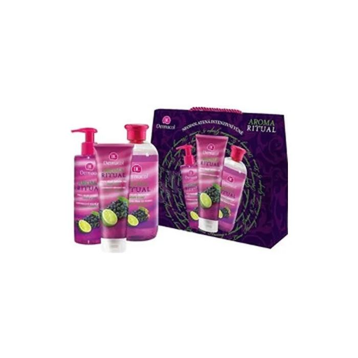 Dermacol Gift Set Of Body Care Grapes With Lime Aroma Ritual