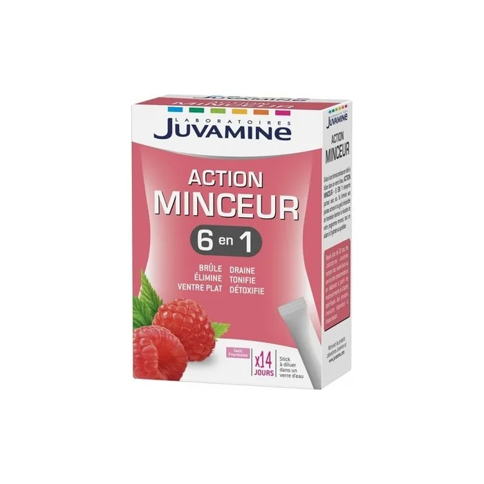 Juvamine Detox Slimming Cocktail with Artichoke and Green Tea 14 Sticks - Pack of 2