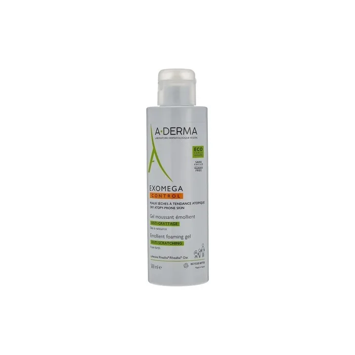 A-DERMA Exomega Control Emollient Foaming Gel Anti-Scratching 500ml