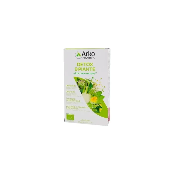 Arkopharma Detox Bio Drainage Supplement 20 Vials