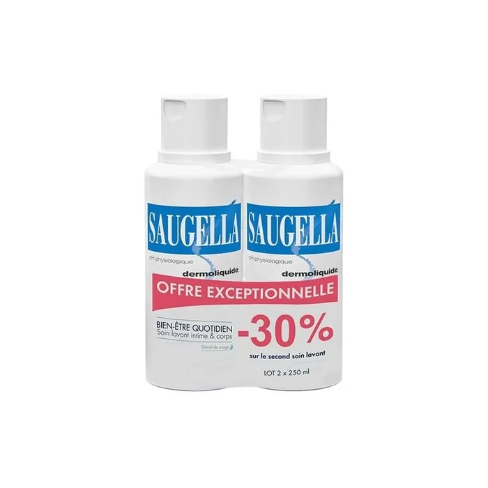 Saugella Dermoliquid 250ml Salvia - Pack of 2