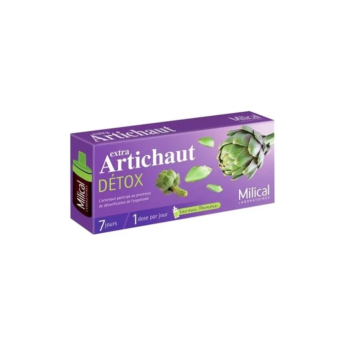 Milical Extra Artichoke Detox Drinkable Dietary Supplement 7 Doses