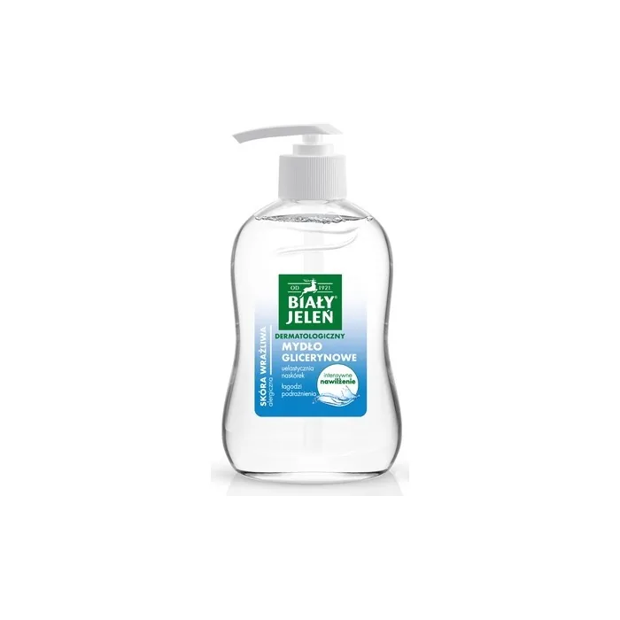 Pollena Bialy Jelen Glycerin Soap Dermatological Liquid 500 Ml