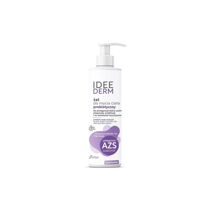 Idee Derm Prebiotic Body Wash Gel For Dry Atopic Sensitive Skin 400 Ml