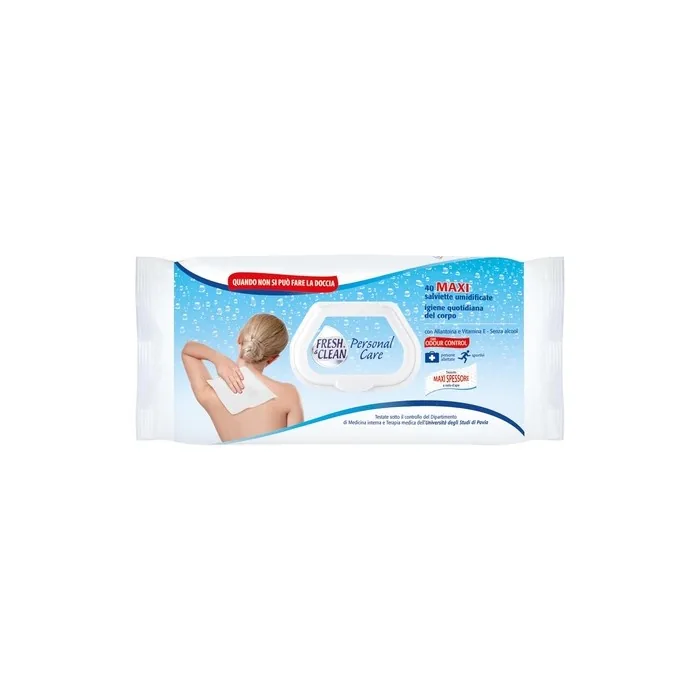 Fresh & Clean Personal Care Body Wipes Maxi Thickness with Allantoin