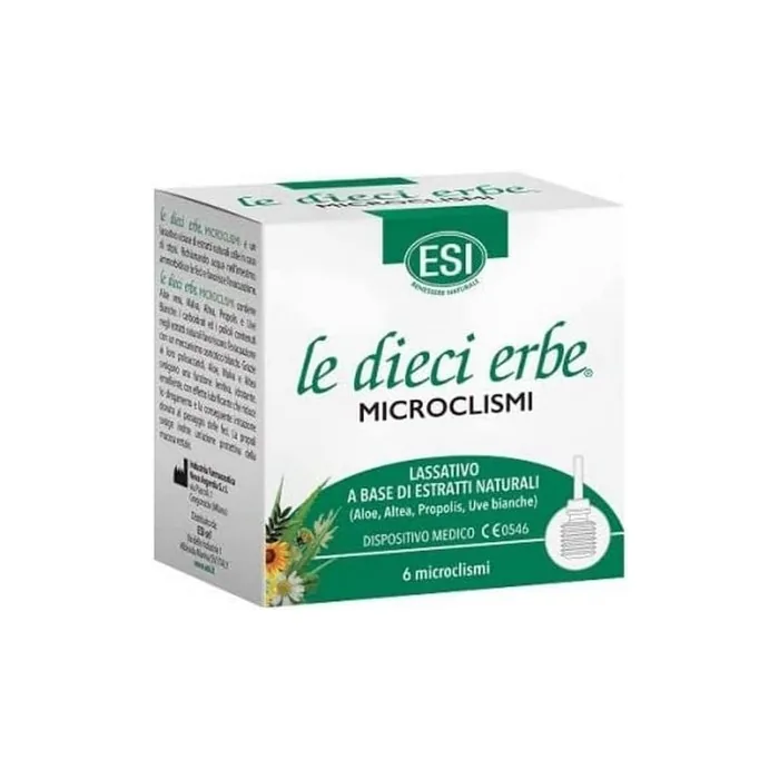 Esi Le Dieci Erbe 6 Natural Based Microclysms