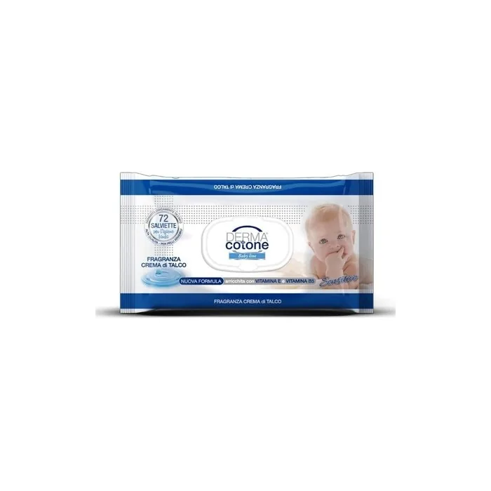 Dermacotone Wet Wipes Talcum Cream