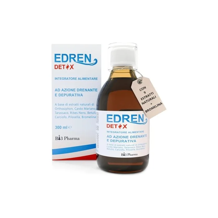 Edren Detox Liver and Intestine Detox Natural Strong Drainage with Orthosiphon