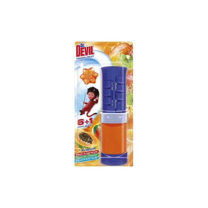 Dr Devil Toilet Flush Block Tropical Fruit 45 Milliliters