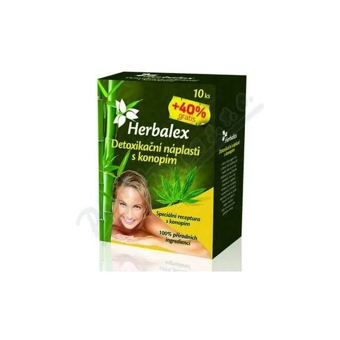 Herbamedicus Detox Patches With Hemp 10 Pcs 40 Free
