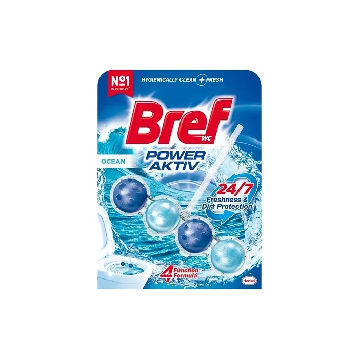 Bref Toilet Block 4 Active Elements Ocean Fresh Power Balls 50g