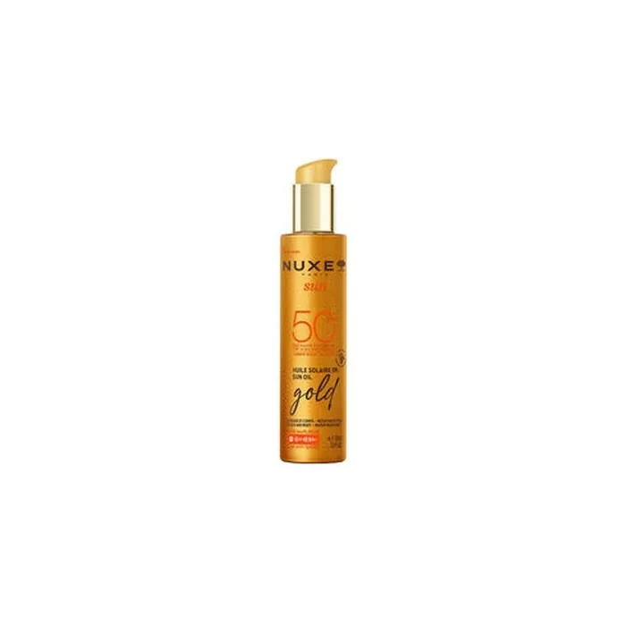 Nuxe Sun Gold Tanning Oil For Face And Body Spf 50 150 Ml