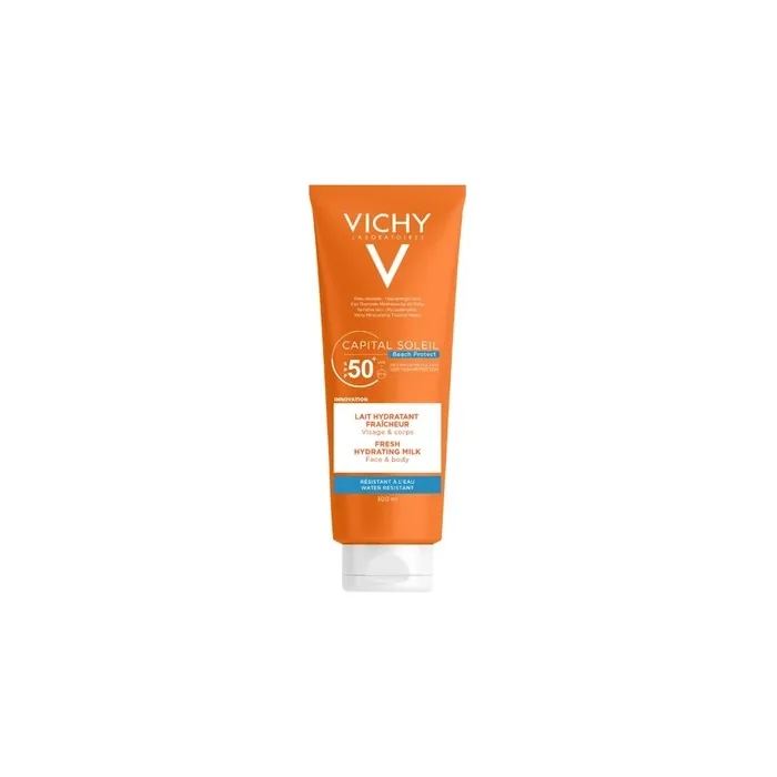Vichy Capital Soleil Face And Body Milk Spf 50 300ml Protective Lotion