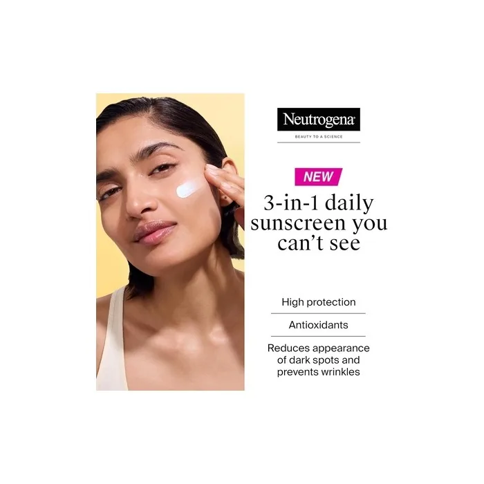 Neutrogena Ultra Sheer Invisible Fluid Sunscreen Age Shield SPF 50 50ml