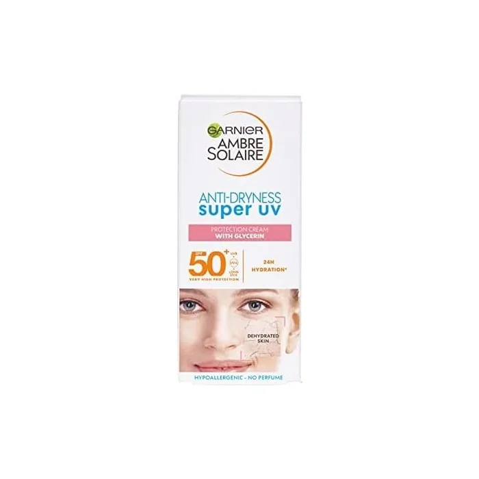 Garnier Ambre Solaire Super UV Anti-Dryness Cream with Glycerin SPF50+ 50ml