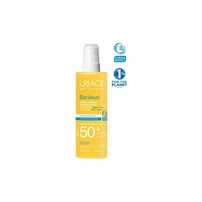 Uriage Barisun Spf50 Invisible Spray Fragrancefree 200ml