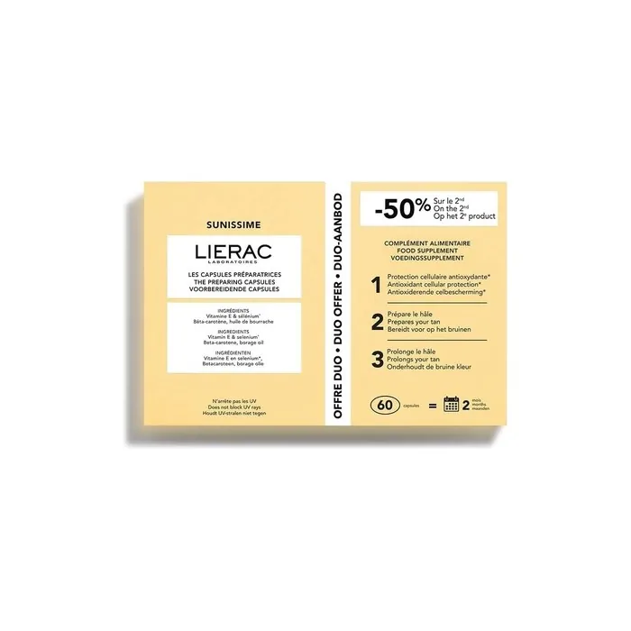 Lierac Sunissime Capsules Preparing Duo 30 Capsules