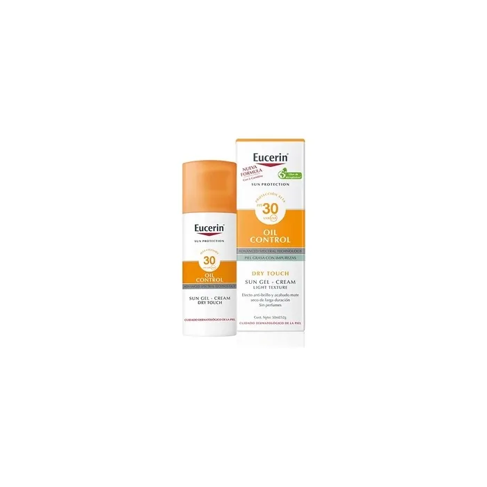 Eucerin Sun Gel Cream Oil Control Dry Touch Spf 30 50ml Sunscreen