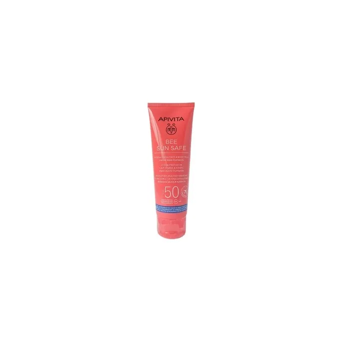 Apivita Bee Sun Safe Moisturizing Refreshing Emulsion For Face & Body Spf50 100ml