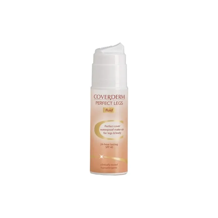 Coverderm Perfect Legs Fluid Waterproof Makeup for Legs and Body with SPF 40 65