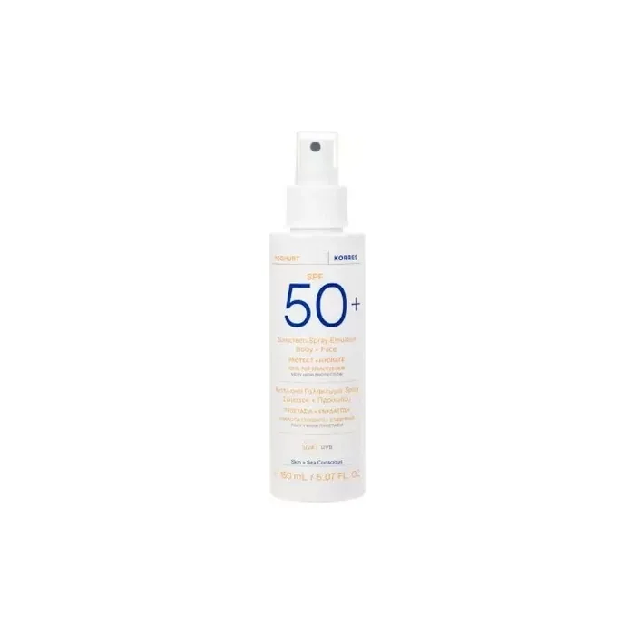 Korres Yoghurt Sun Care Body & Face Emulsion Spf50 150 Ml