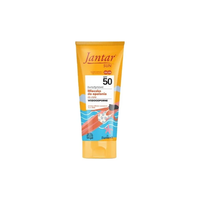 Farmona Jantar Sun Amber Waterproof Tanning Milk Spf 50 200ml