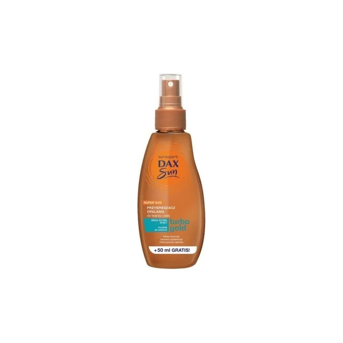 Dax Sun Turbo Gold Tanning Accelerator for Face and Body 200ml