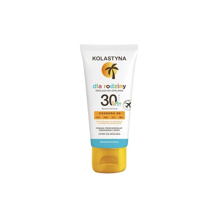 Kolastyna Family Sunscreen Emulsion Spf30 Travel Size 80ml