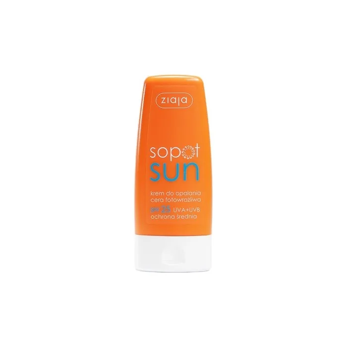Sopot Sun Sunscreen Cream For Sensitive Skin Spf 25 60ml